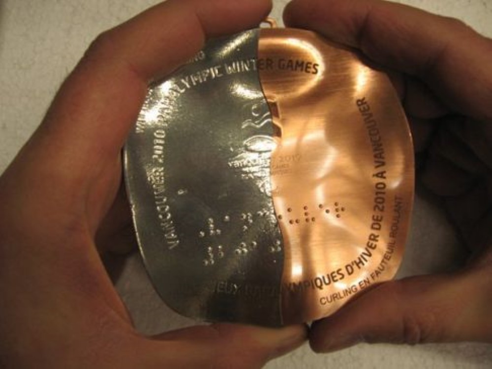 OS-medalj - sillver- och bronsmedalj kombinerad